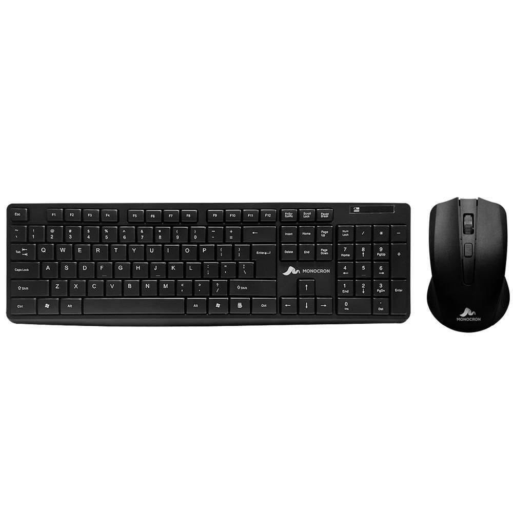 Kit Teclado E Mouse Sem Fio - Monocron