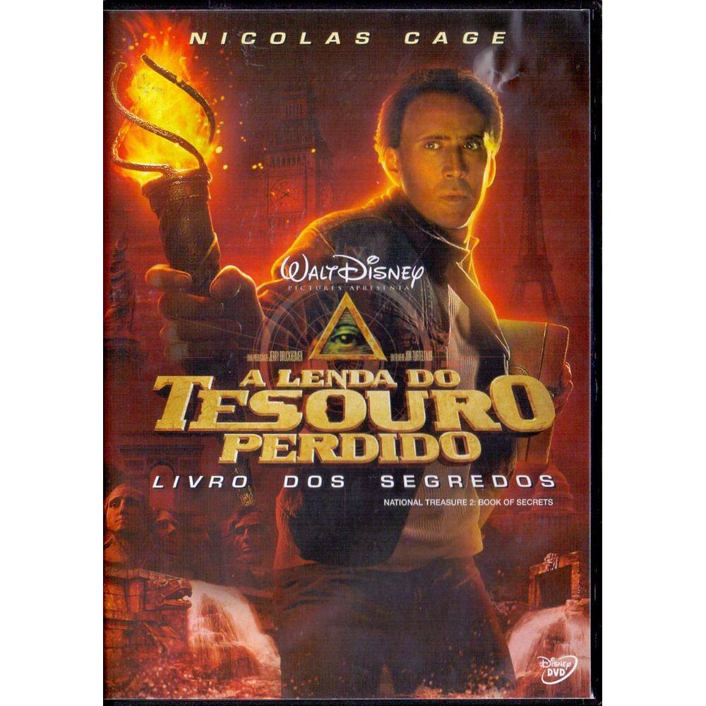 Dvd A Lenda Do Tesouro Perdido - Livro Dos Segredos