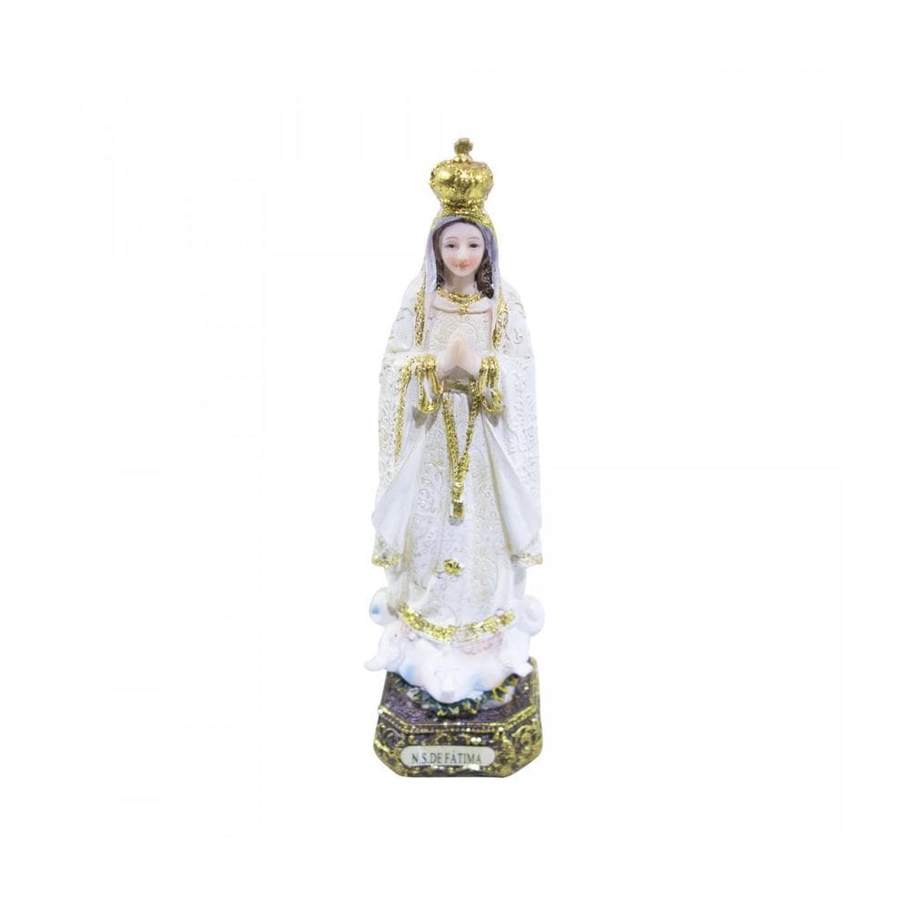 Nossa Senhora De Fátima 15Cm - Enfeite Resina