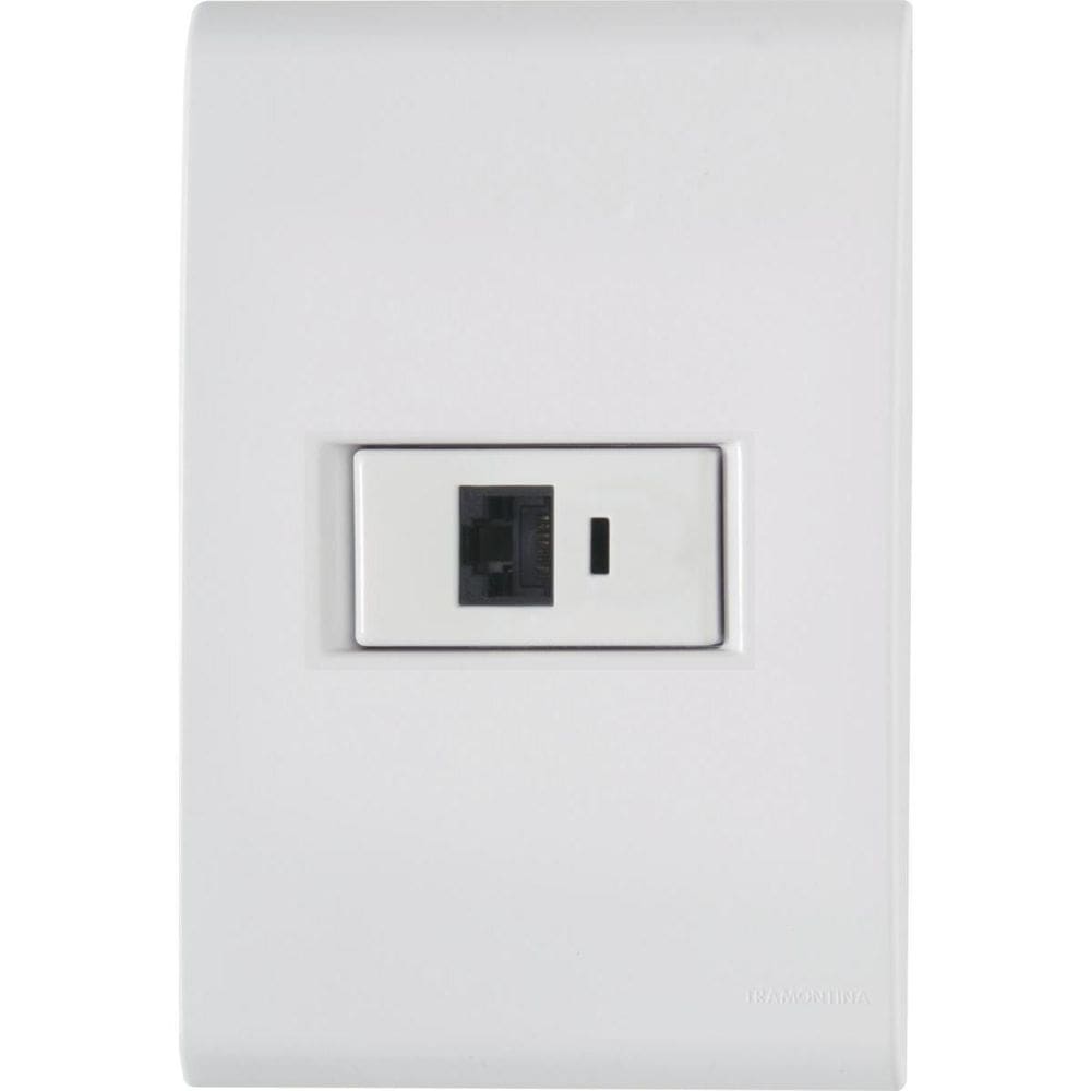 Conjunto 1 Tomada Para Telefone Rj11 Liz - Tramontina