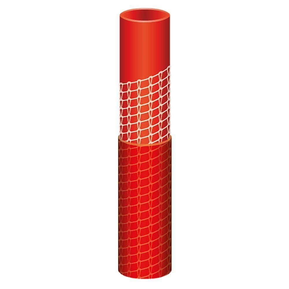 Mangueira Antitorção Multi Ats 1-2 Polegada Tramontina Laranja Em Pvc 3 Camadas 30 M