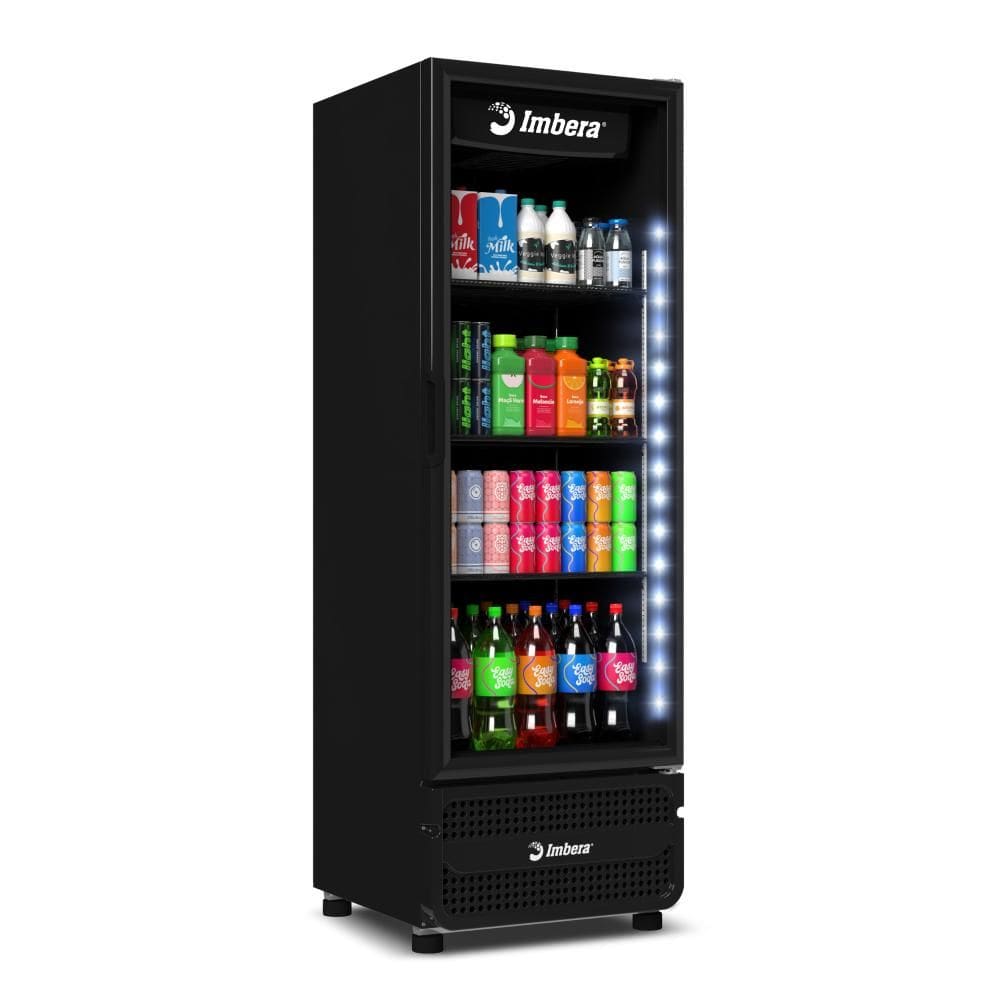 Expositor Vertical Vrs16 Preto 453L Inverter Bivolt Imbera