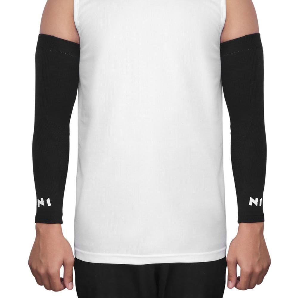 Protetor de Braço N1 Vôlei Brasil Preto