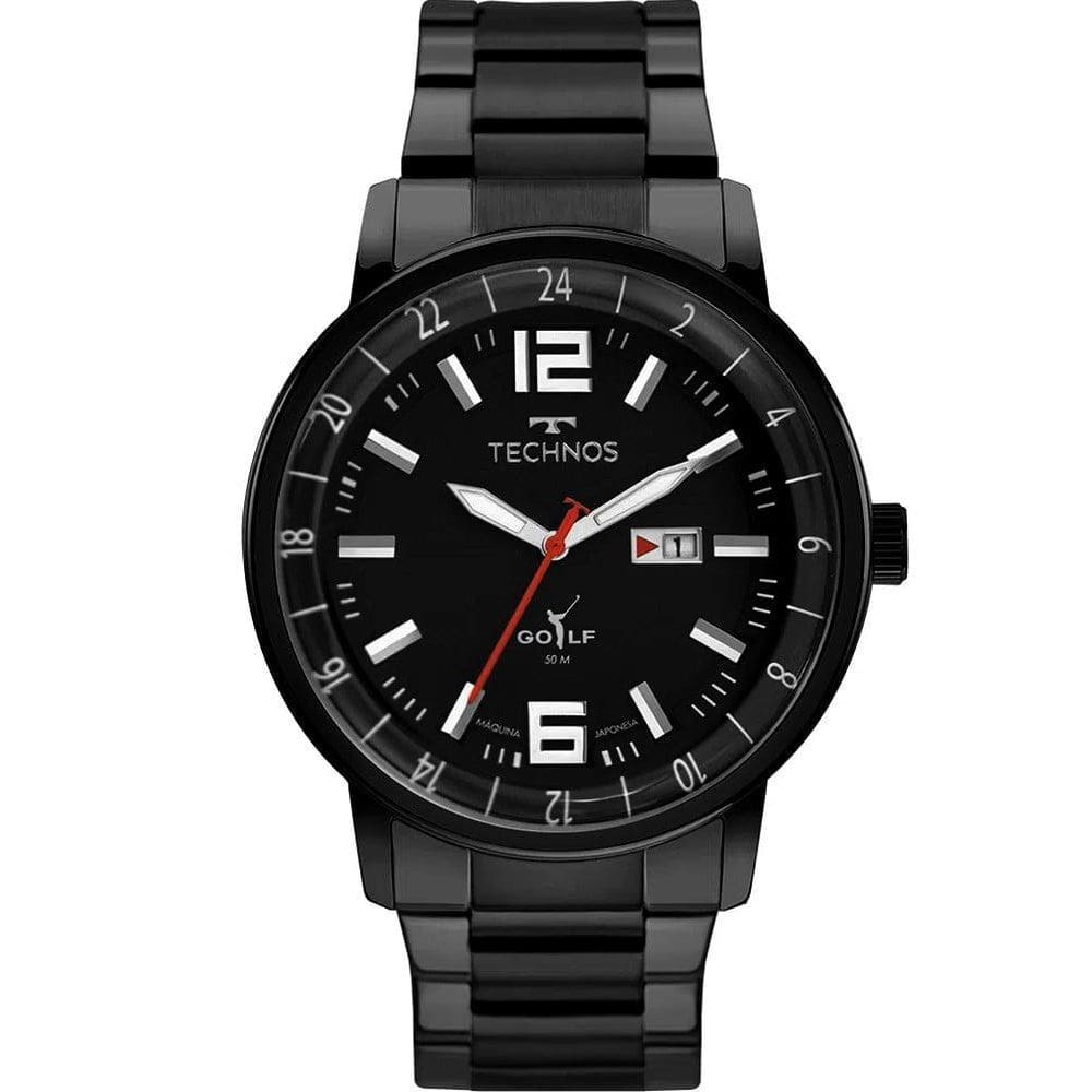 Relógio Technos Masculino 2115Mwc/1H Aço Preto