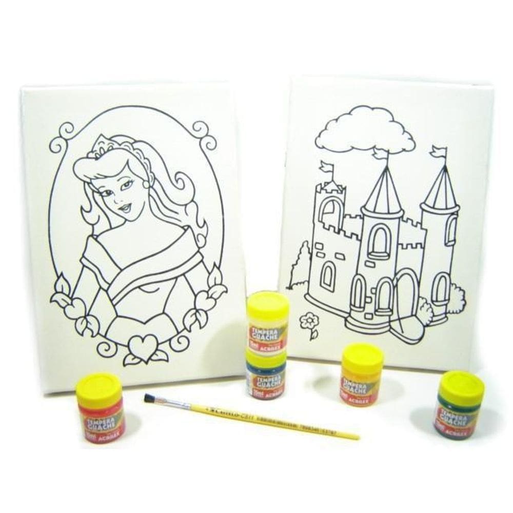 Kit 2 Telas - Princesa Castelo - Kits For Kids