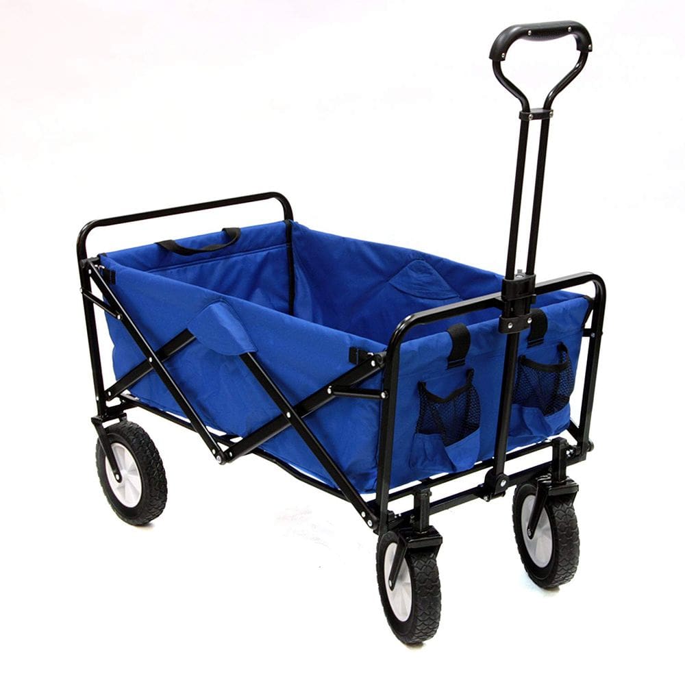 Carrinho Dobrável NTK O Wagon, Alumínio, Bolsos, 80kg