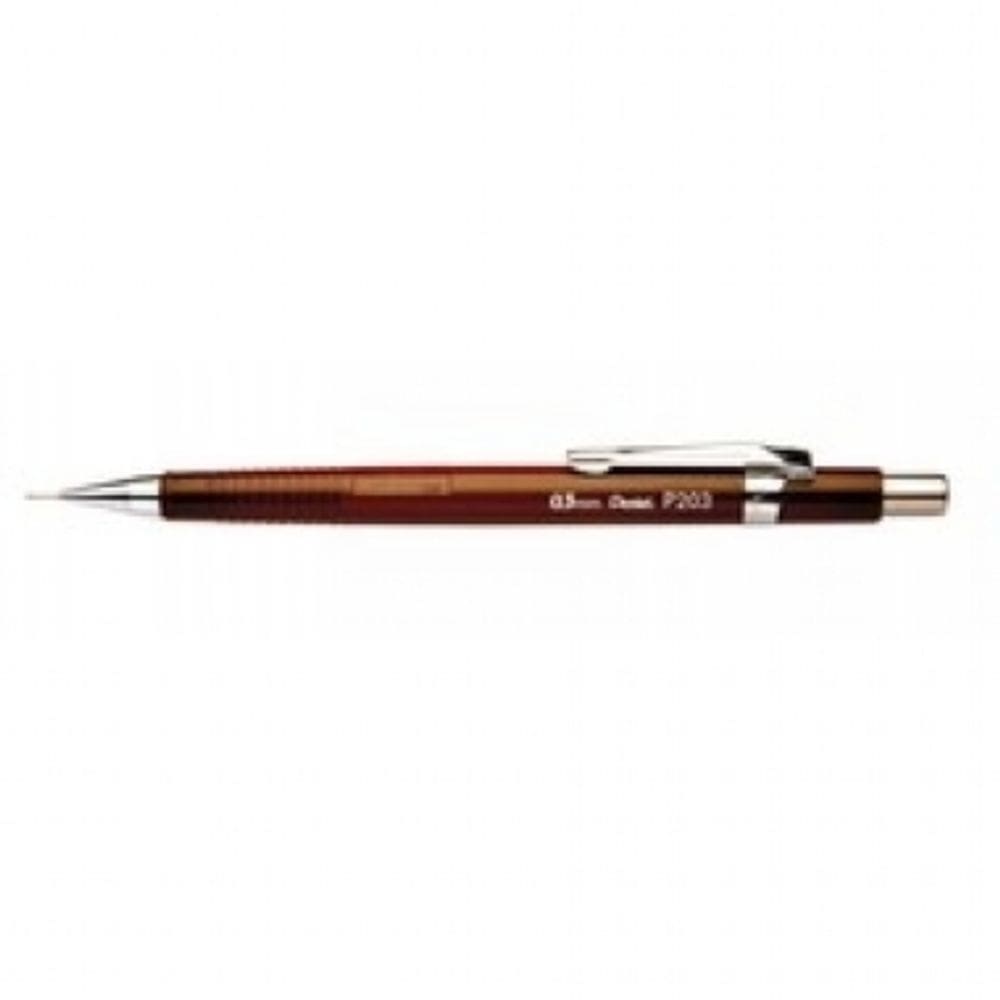 Lapiseira Técnica Profissional 0,3mm Marrom P203 Pentel