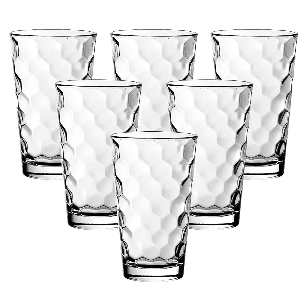 Jogo C/6 Copos Altos de Vidro Celebrar 365ml