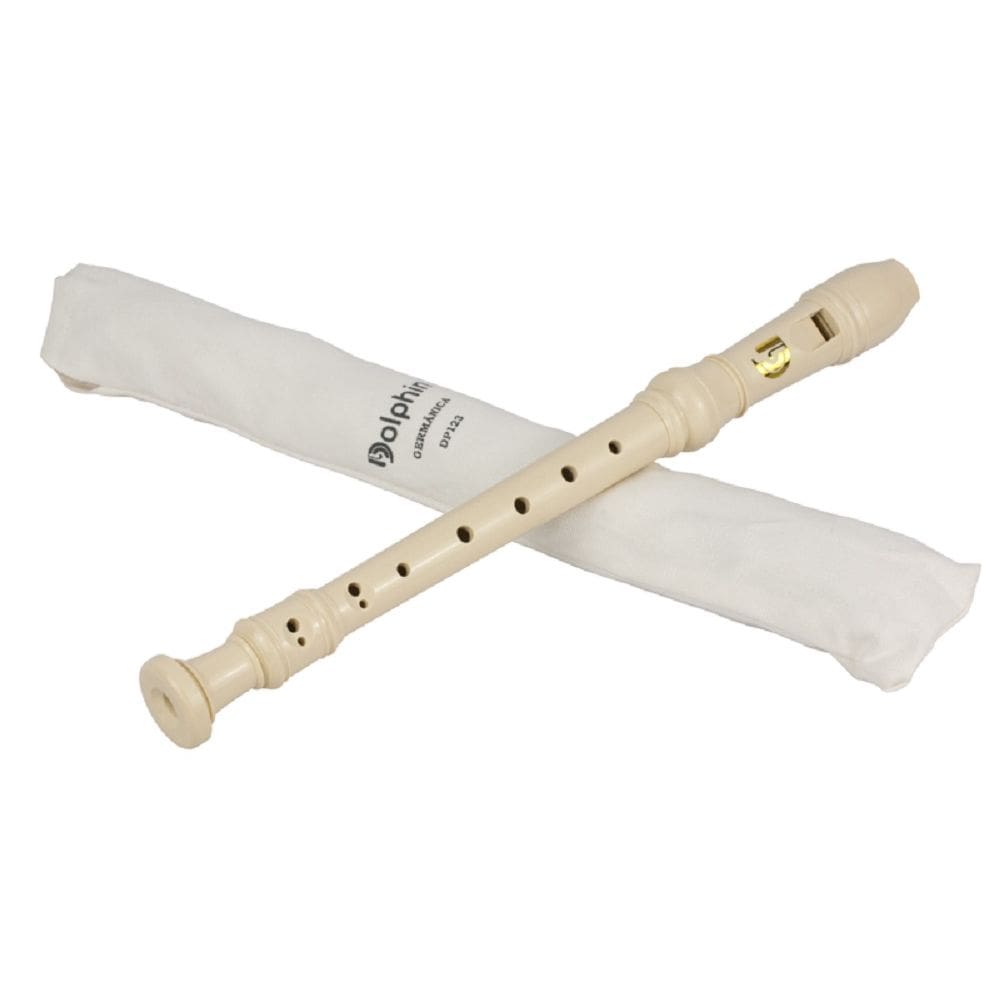 Flauta Doce Germânica Soprano Do Abs Dolphin