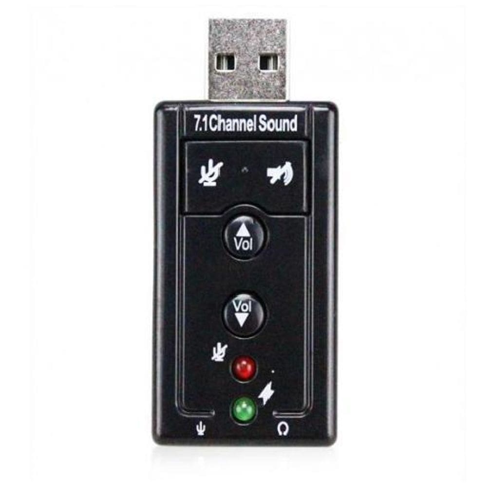 Adaptador Placa De Som Virtual 7.1 Usb Xt2028 Strad