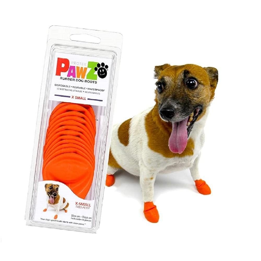 Sapatinho Para Pet Cachorro Pawz Bota Laranja Tam Pp - 4Un