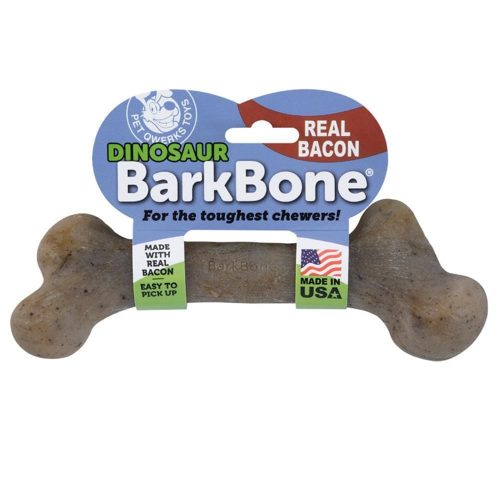 Mordedor para Cachorro Qwerks Dinosaur Bacon - 28 cm