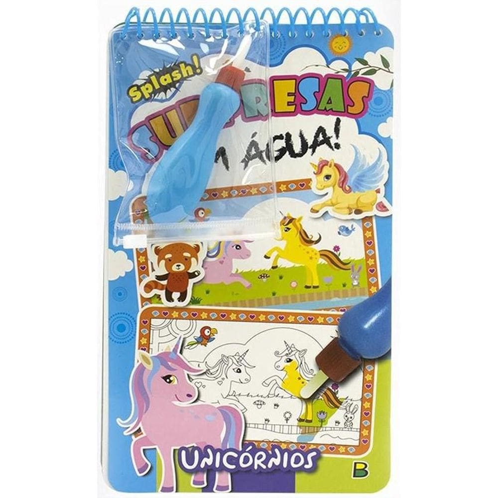 Livro Surpresas Com Água - Unicórnios