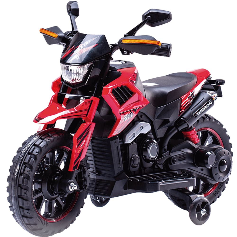 Moto Eletrica Big Trail Turbon Tata 280 Zippy Toys 6V Vermelha