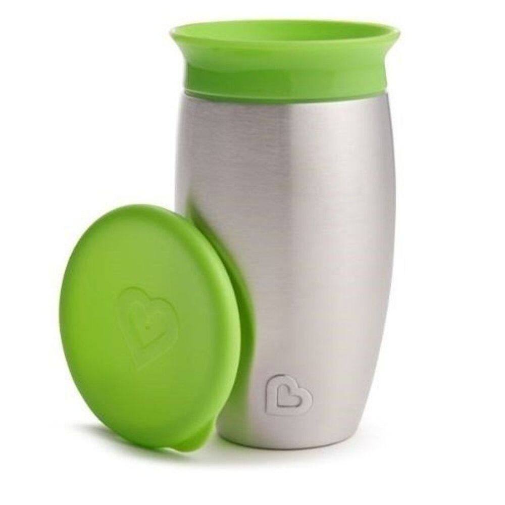 Copo Termico Inox 296ml Miracle 360 Munchkin Verde