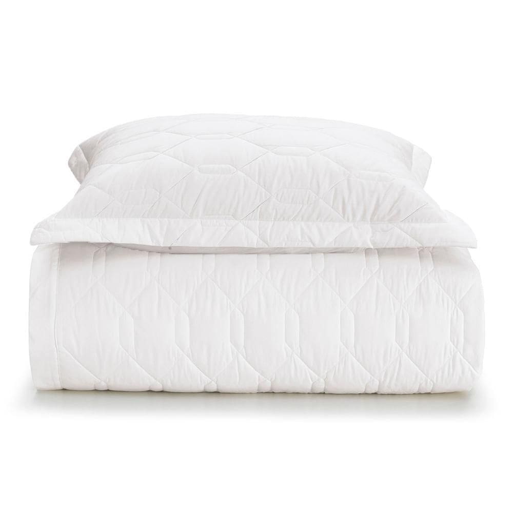 Colcha Karsten Solteiro Percal Soft + Porta Travesseiro
