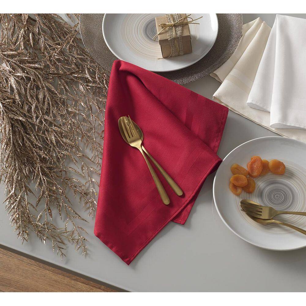 Guardanapo de Tecido Gourmet Vermelho Karsten 51x51cm
