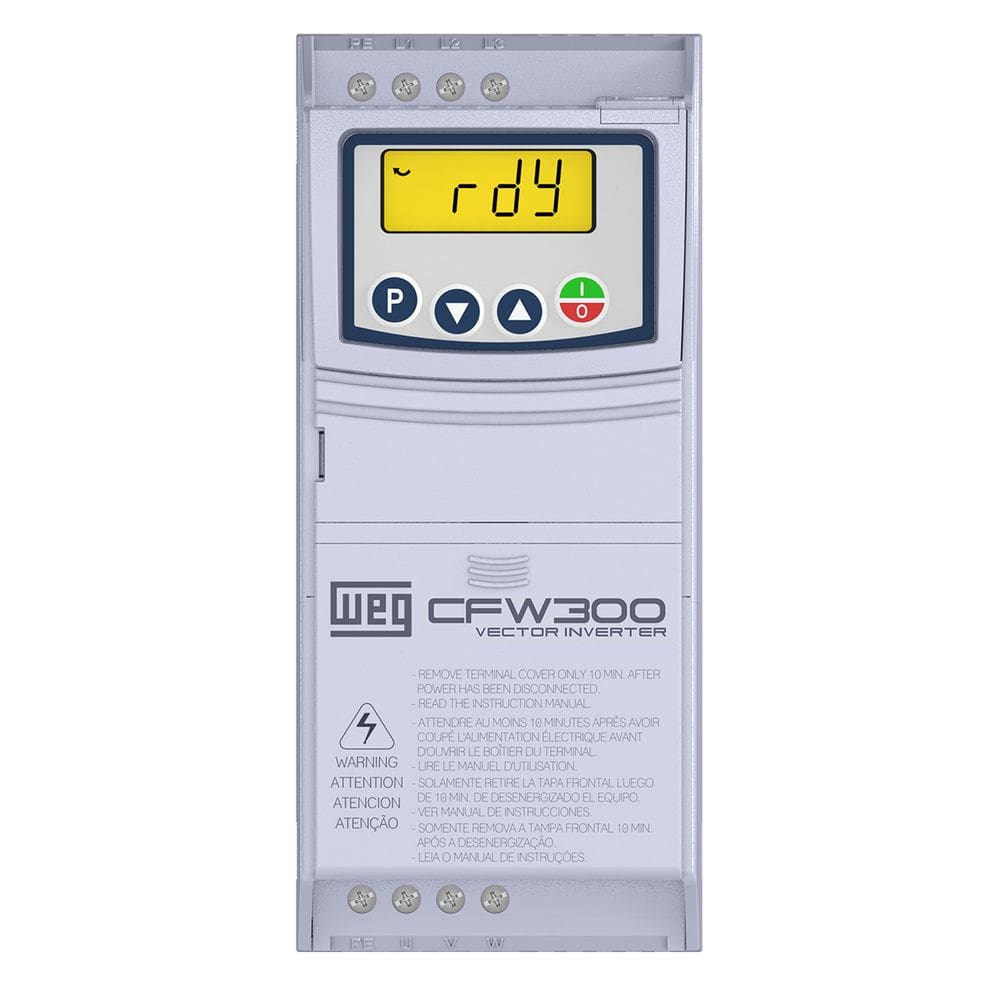 Inversor de Frequência WEG CFW300 - 220V - 7,30A - 2CV