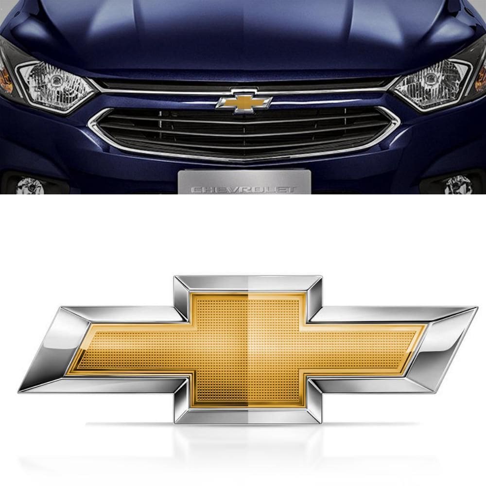 Emblema Grade Gm Gravata Onix E Prisma 2013 Até 2019