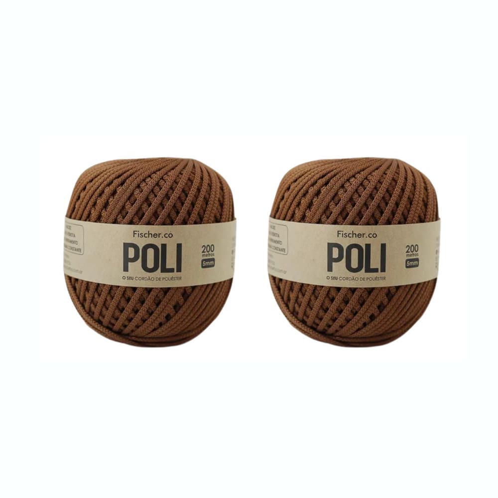 Kit 2 Fio Poli Caramelo Fischer