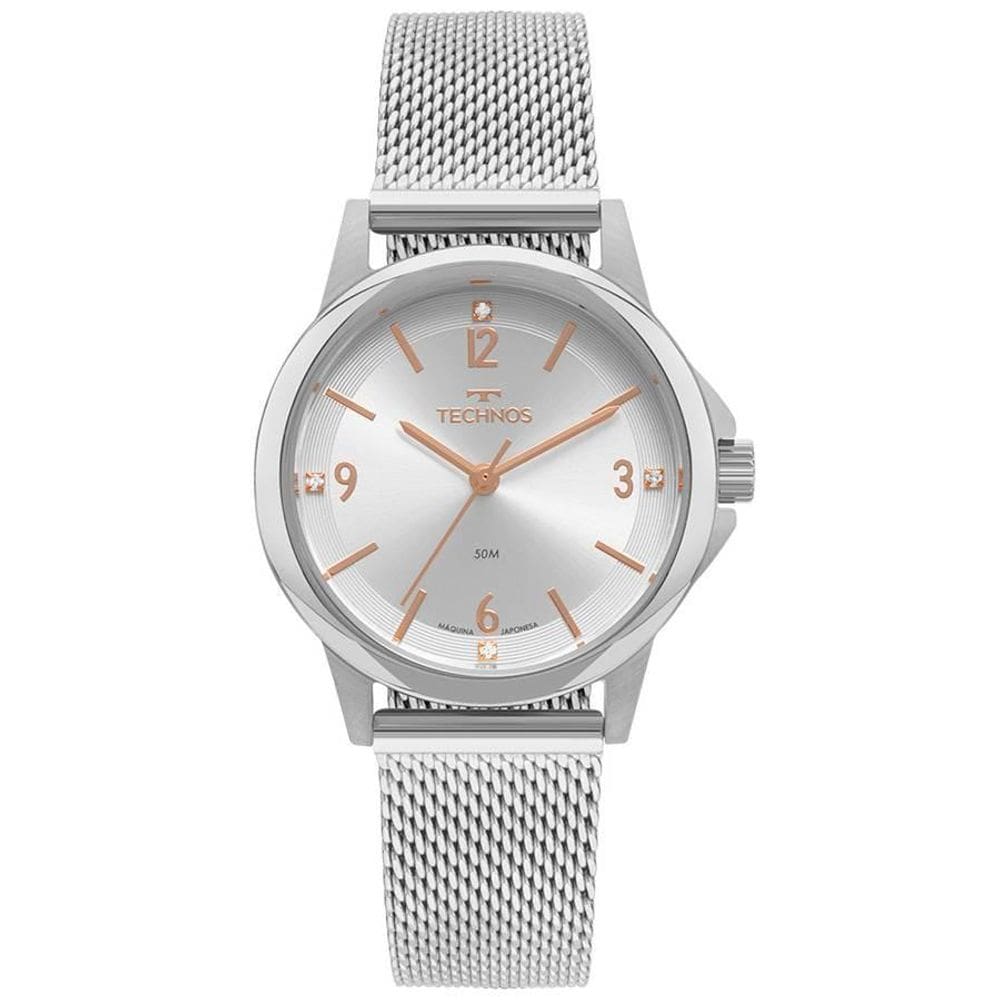 Relógio Technos Feminino Ref: 2035Mvd/1K Elegance Dourado