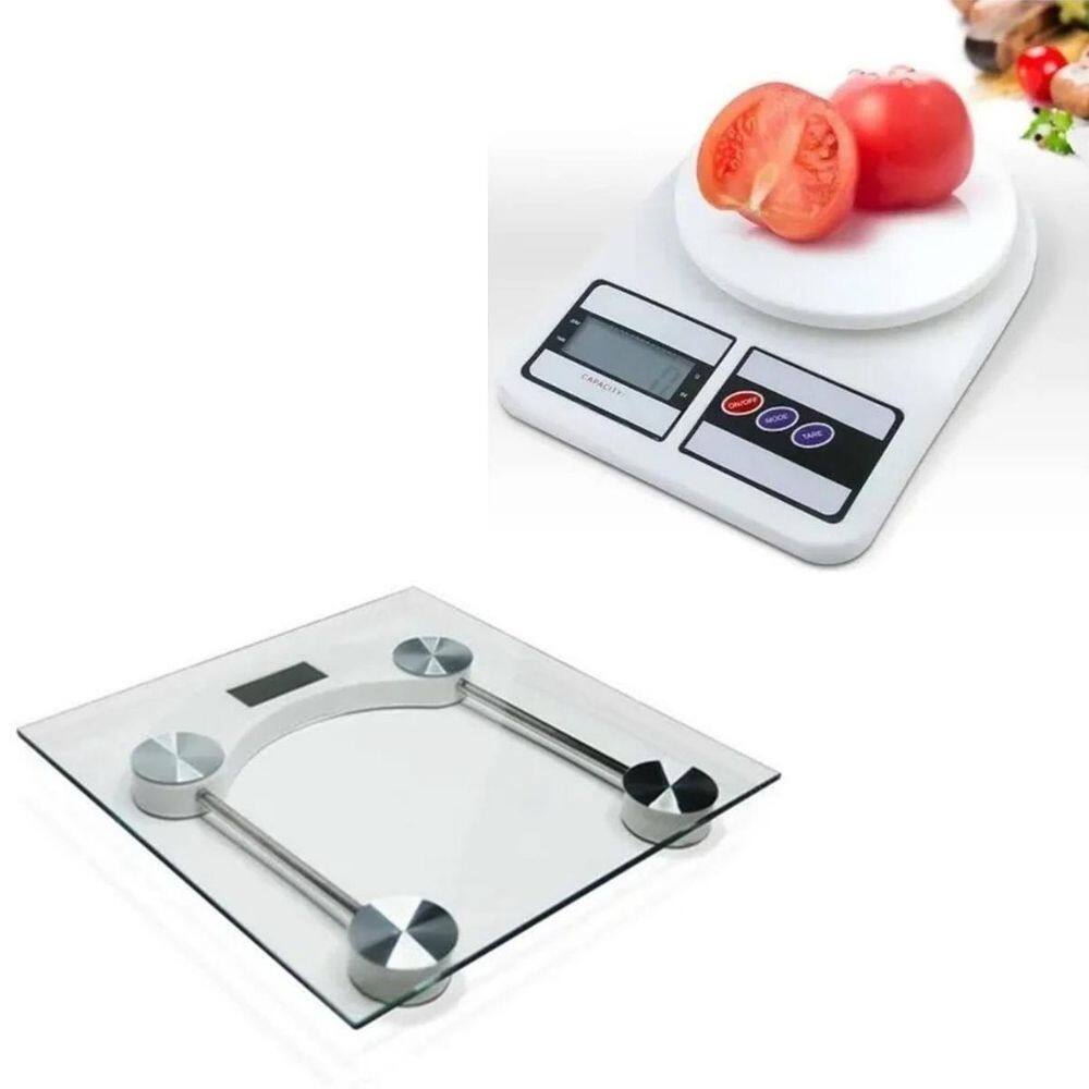 Balança Digital 180Kg E Balança Digital De Cozinha 10Kg