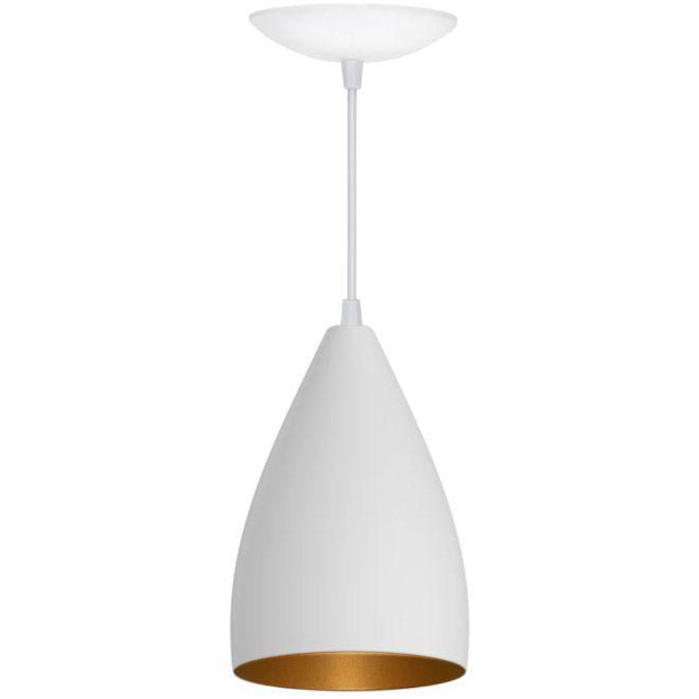 Luminária Pendente Inove Iluminação Alumínio 23,5cm 1m