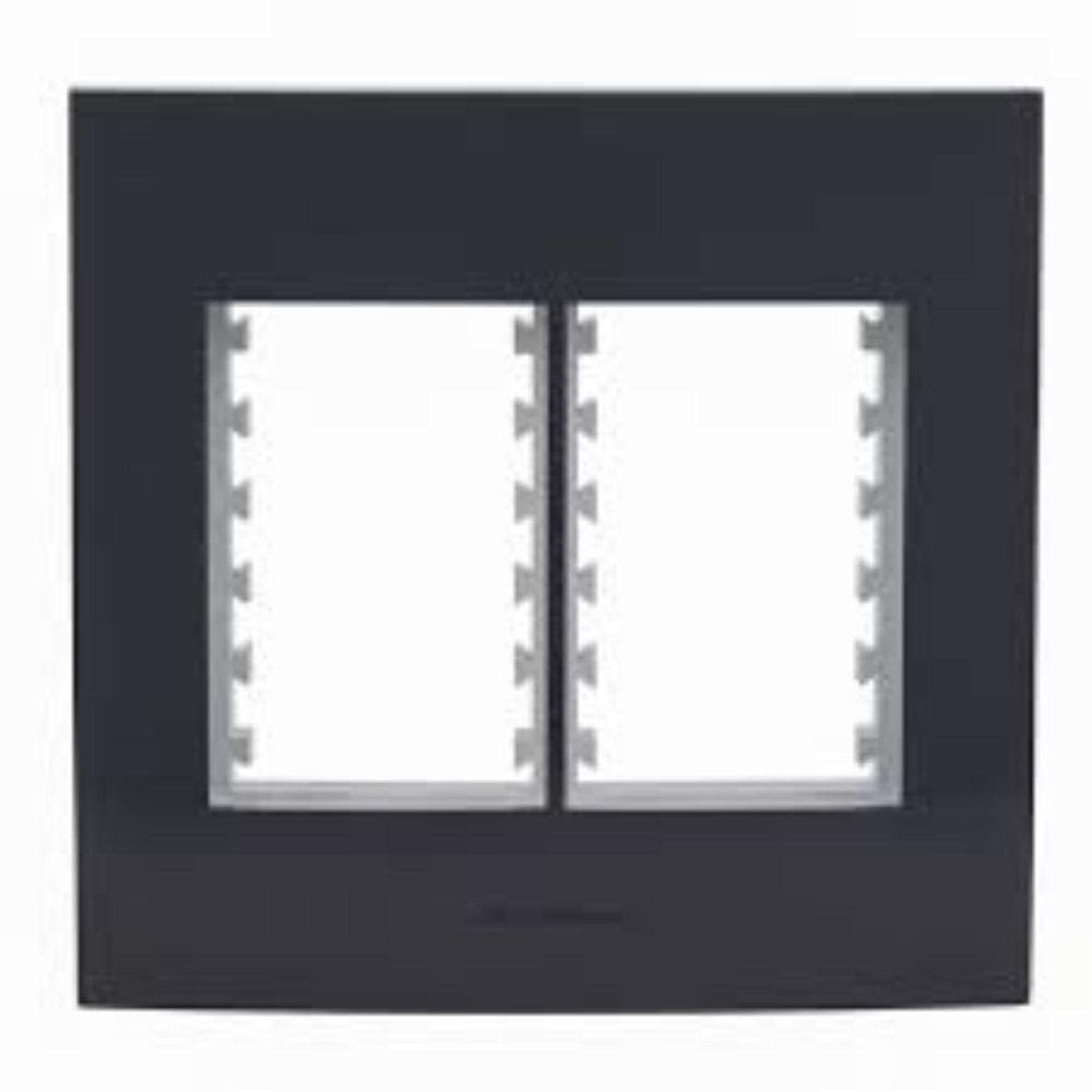 Inova Class Placa 4X4 3 Seções + 3 Seções Preto Ebano Fosco