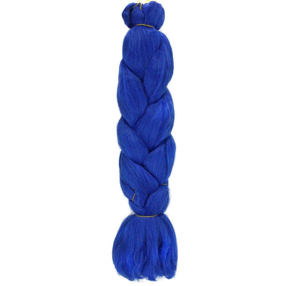 Cabelo Sintético Jumbão 399Gr Para Tranças Box Cor Azul