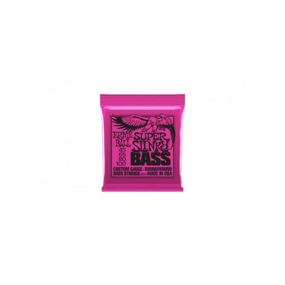 Encordoamento Baixo Ernie Ball 4 Cordas 2834 Slinky 045 100