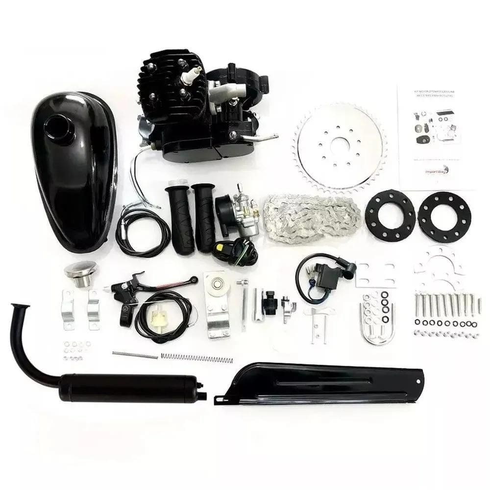 Kit Completo Motor Para Bicicleta Motorizada 80Cc