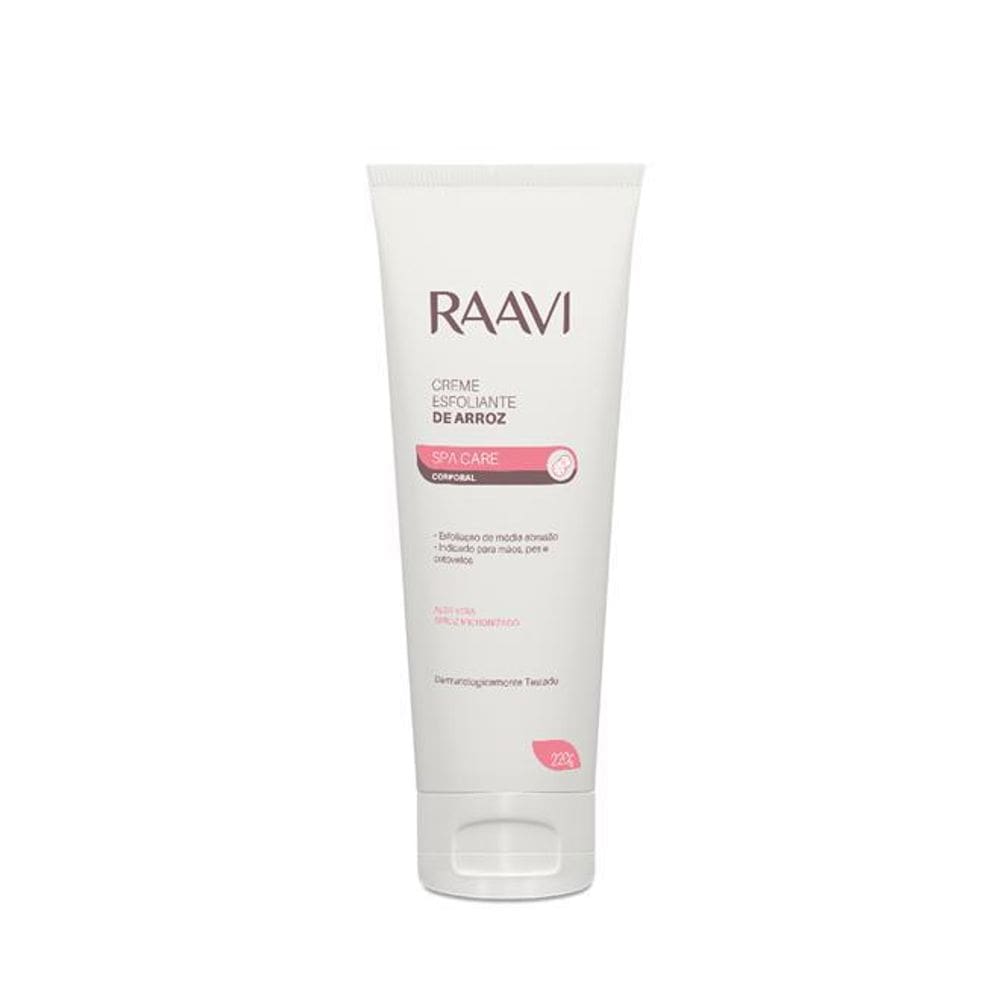 Creme Esfoliante De Arroz Spa Care 220G - Raavi