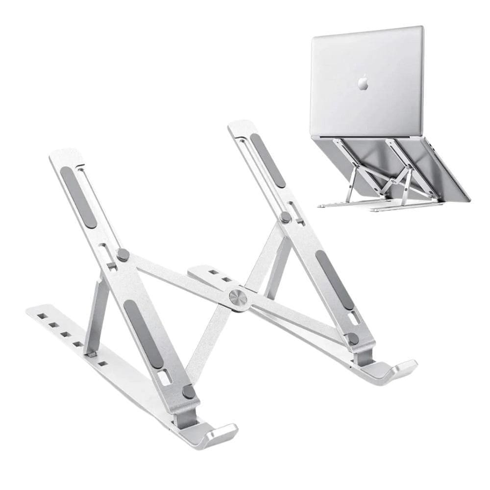 Suporte Para Notebook Alumínio Ajustável Dobrável - Conforto