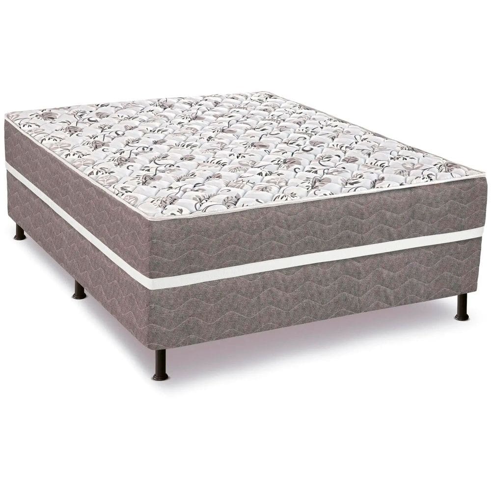 Cama Box Casal Conjugada Londres - Bello Box - Molas Ensacadas D33 57x138x188