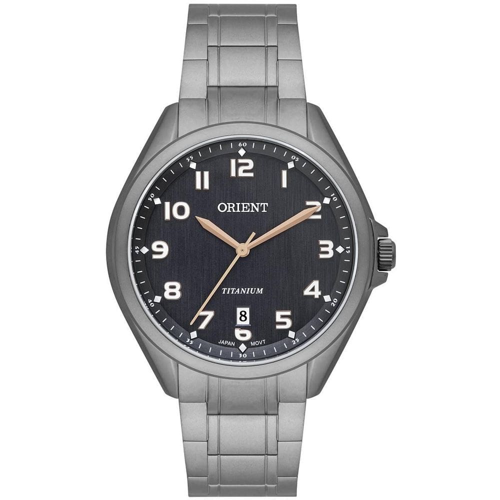 Relógio Orient Masculino Ref: Mbtt1001 G2Gx Casual Titânio