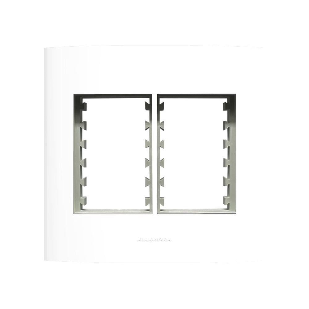 Placa 4X4 6 Módulos Branco Inova Pro 85006 Alumbra
