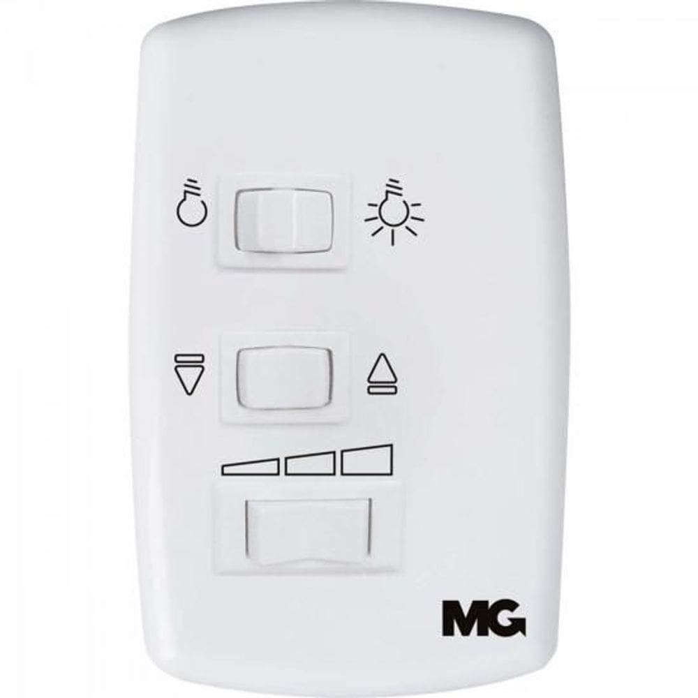 Controle Ventilador de Teto 127V Branco MARGIRIUS