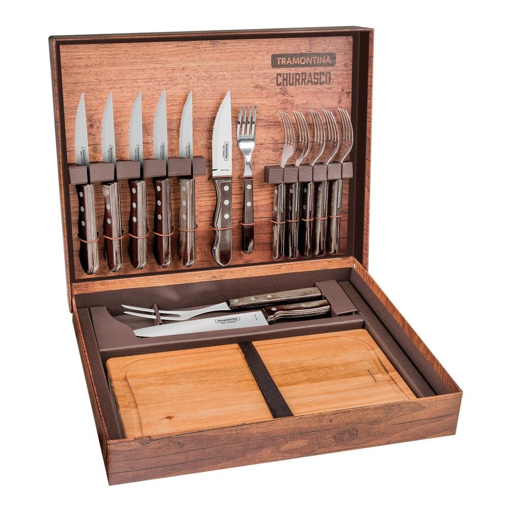 Kit Churrasco 15 Peças Polywood Tramontina