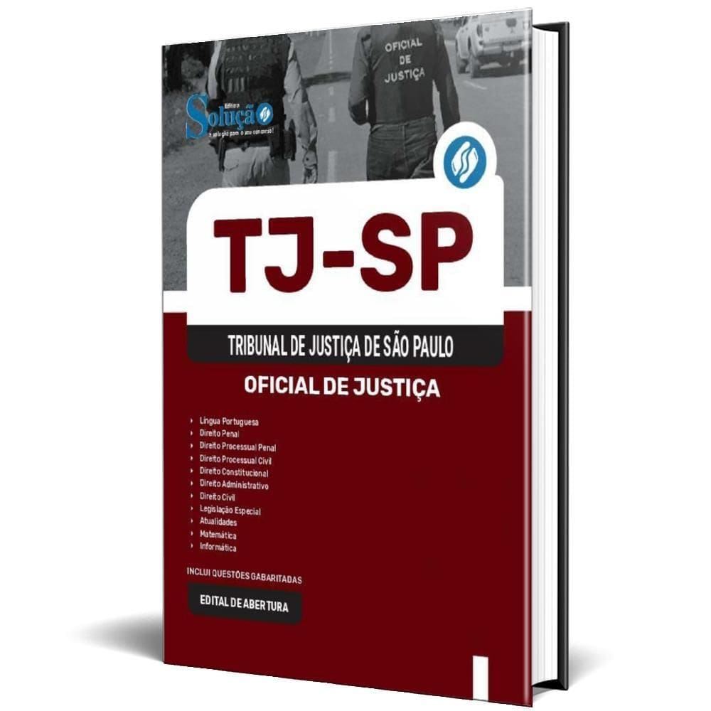 Apostila Concurso Tj Sp 2024 - Oficial De Justiça