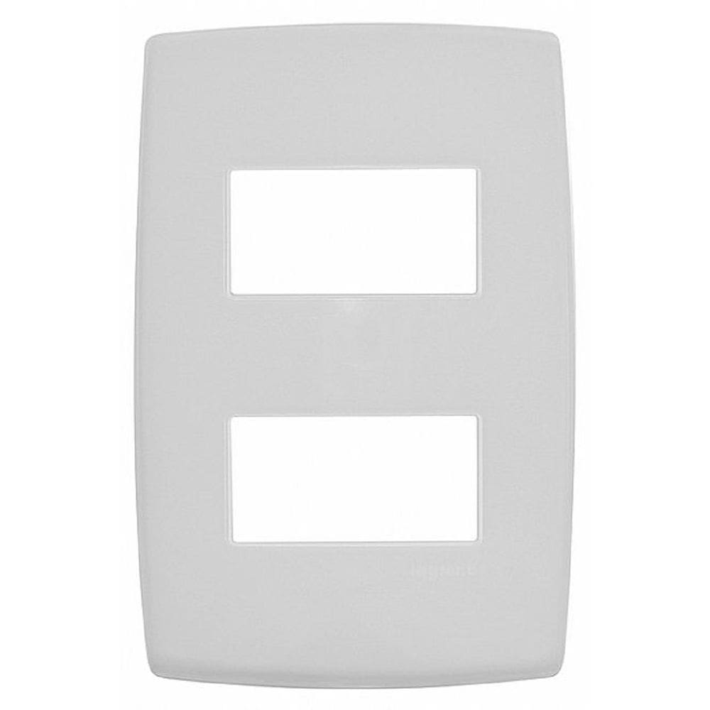 Placa 4x2 Dois Postos Separados Branco Legrand