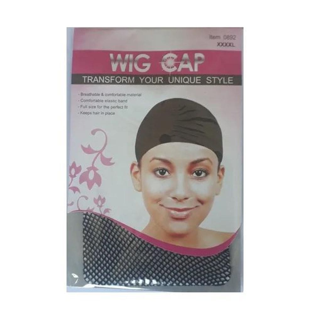 Touca De Renda Para Cabelo Respirável Preta
