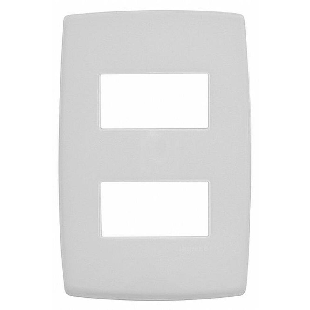Placa 4x2 Dois Postos Separados Branco Legrand