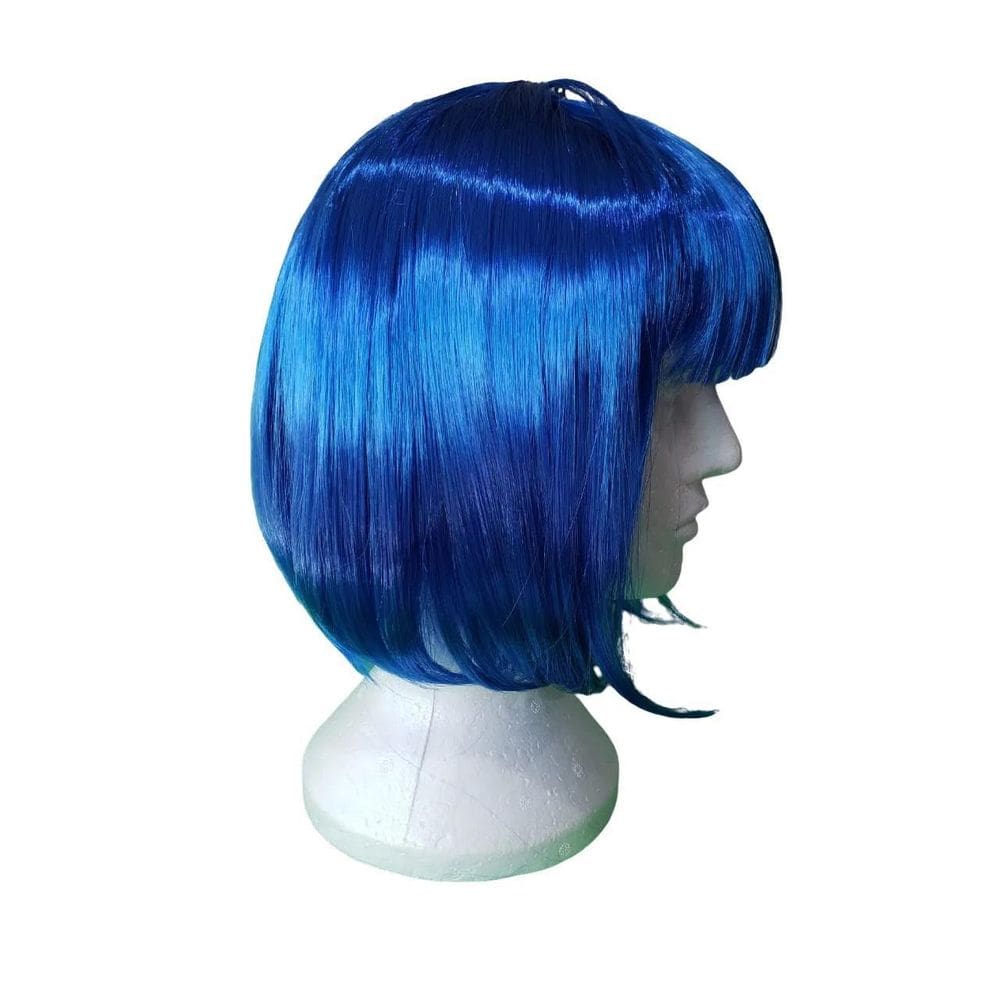 Peruca Chanel Azul 25cm - Cabelo Sintético 100%