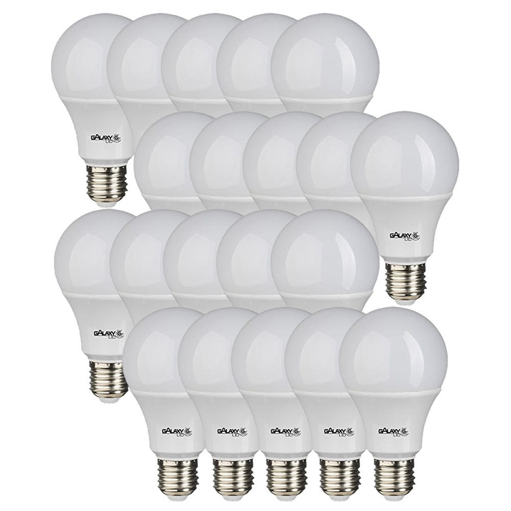 Kit 20 Lâmpadas Bulbo LED 12W 6500K Galaxy