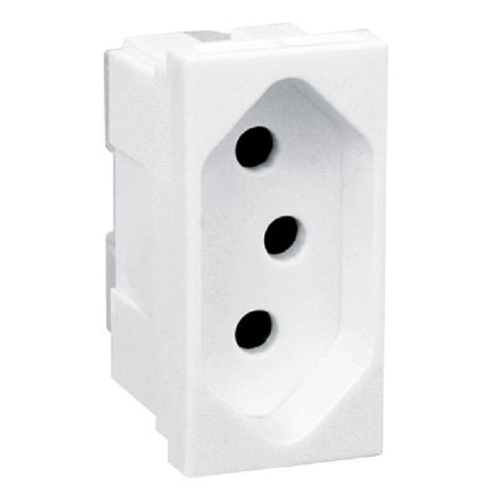 Módulo Tomada PialPlus 220V 3P+T Anti Chama