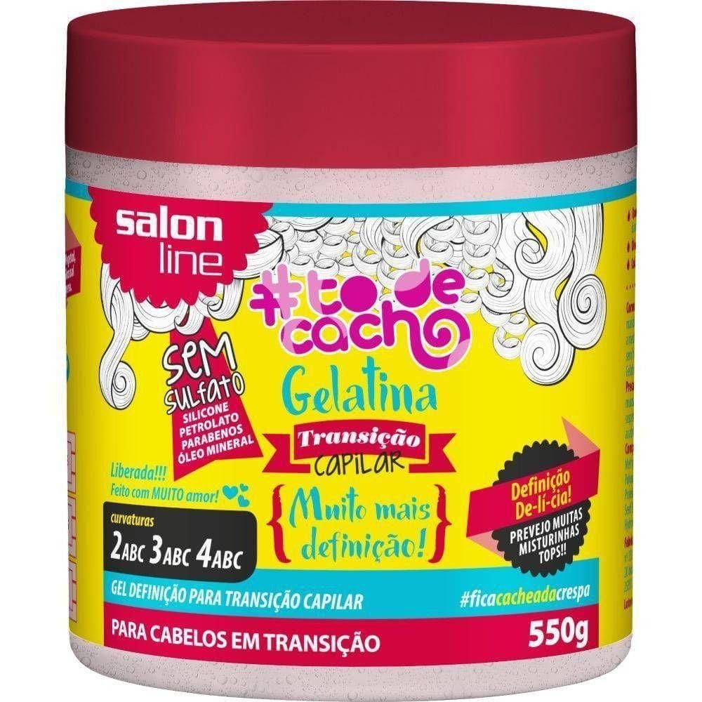 Gelatina Todecacho Transição Capilar Salon Line - 550G