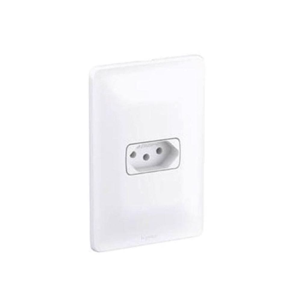 Tomada Zeffia 2P+T 10A Com Placa 680110 Legrand