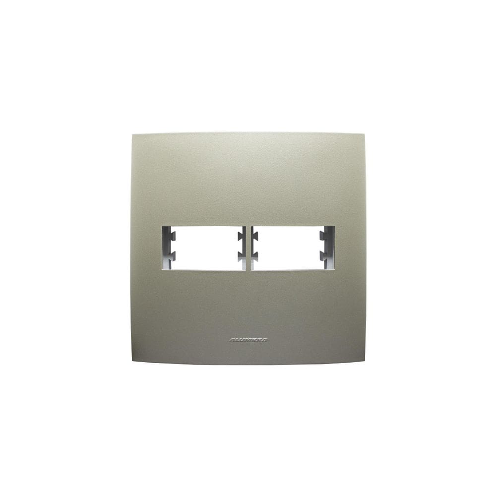 Placa 4X4 2 Módulos Inova Pro Class Champagne 85430 Alumbra