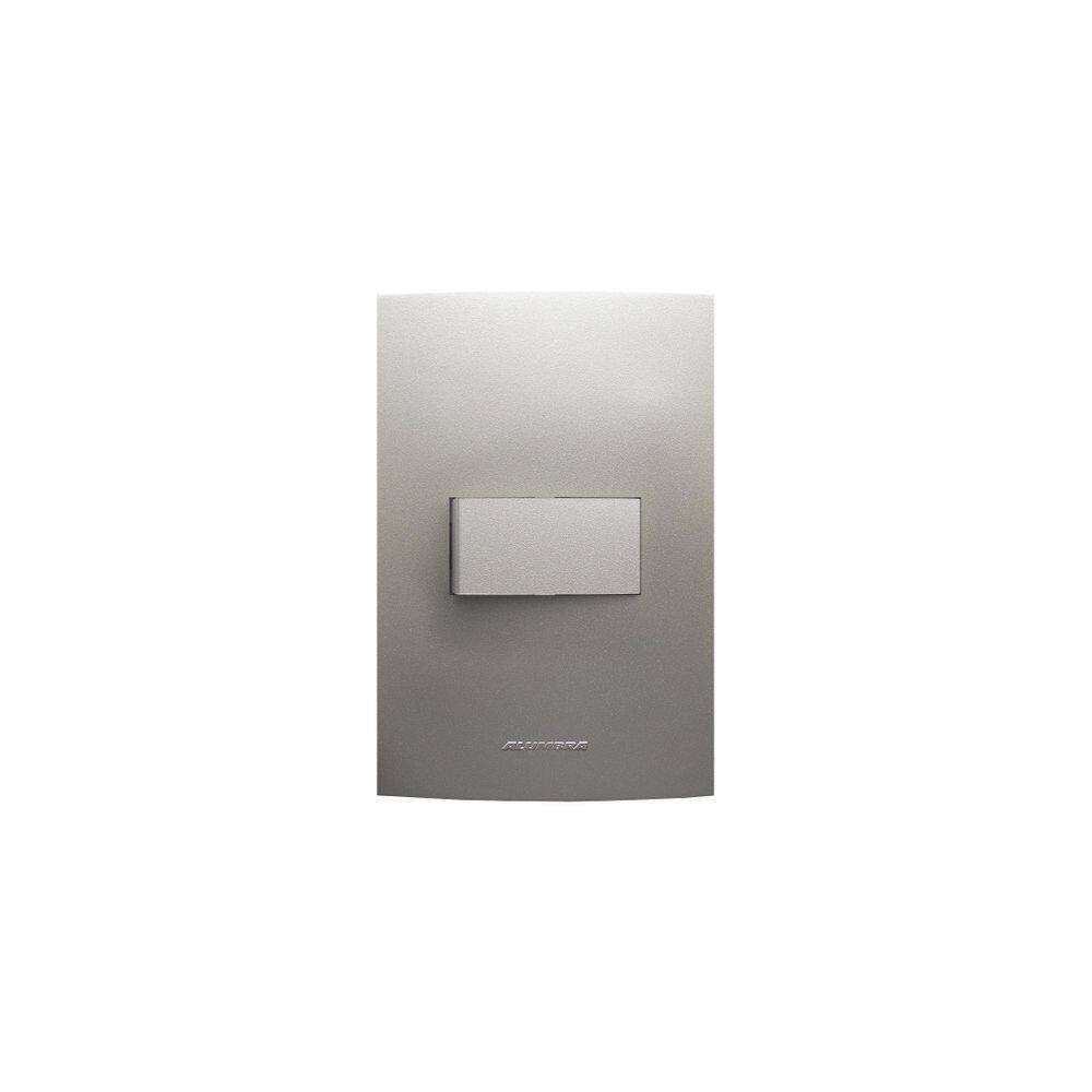 Conjunto 1 Interruptor Simples 4X2 Titanium 85585 Alumbra
