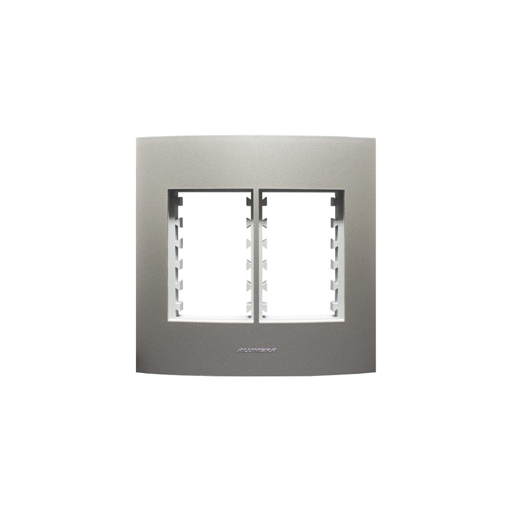 Placa 4X4 6 Módulos Inova Pro Class Titanium 85006 Alumbra